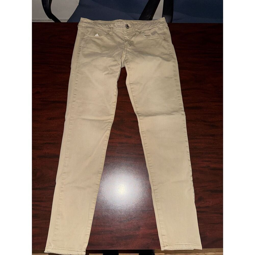 American Eagle Khaki Super Stretch Jegging Pants Size 6